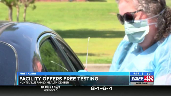 Huntsville Family Health Center hosts free COVID-19 testing drive-thru
