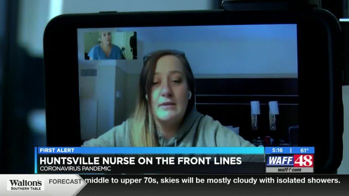 Huntsville nurse leaves family and job to work in the nation’s COVID-19 hot spot