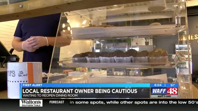Huntsville coffee shop owner chooses not to reopen her dining room