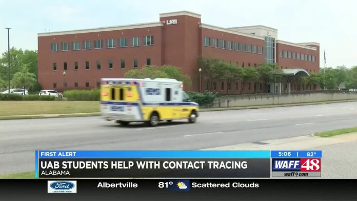 UAB Huntsville medical students contact tracing for state public health department
