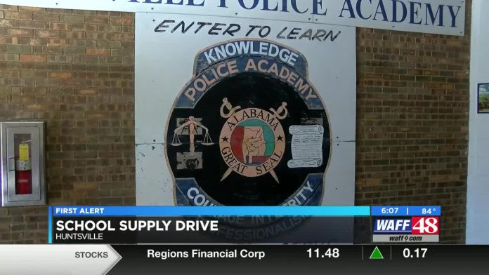 Huntsville Police Department hosting school supply drive