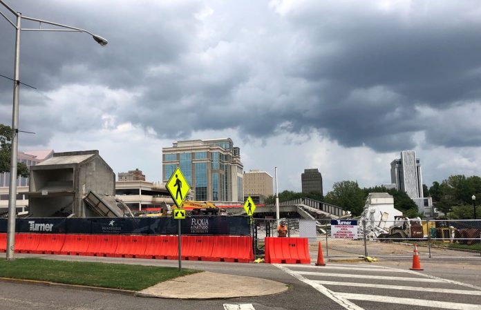 Huntsville tearing down Von Braun Center parking deck, making room for new hotel