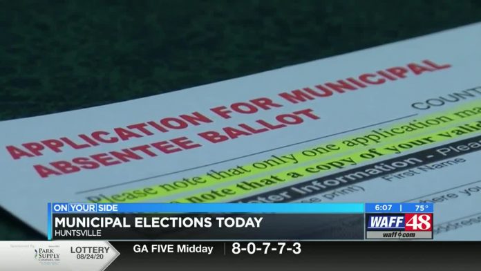 Huntsville City and Madison City municipal elections happening today