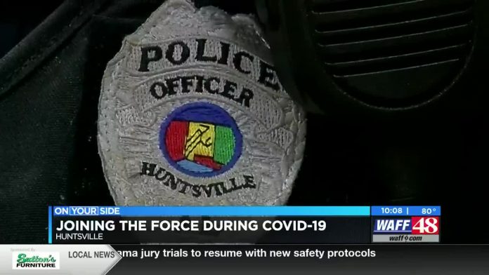 Huntsville Police Officer shares her story of starting her career during the pandemic