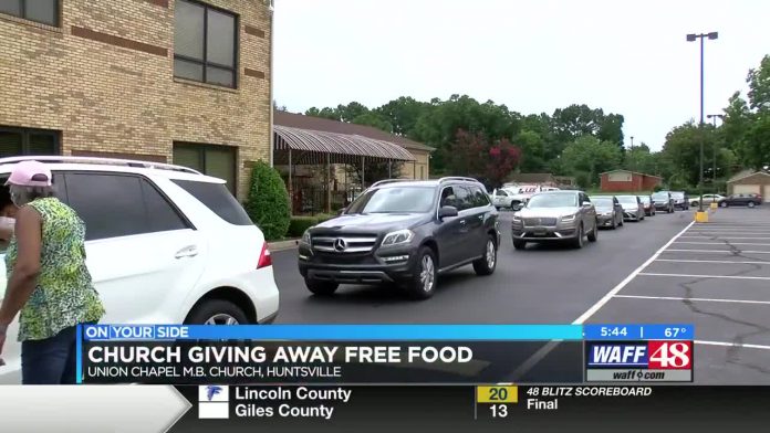 Huntsville church giving away free food Saturday