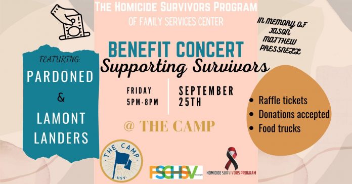 Homicide Survivor Program hosting benefit concert to support survivors in Huntsville