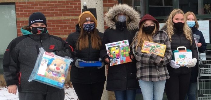 HHS student assignment results in toy donations to Salvation Army