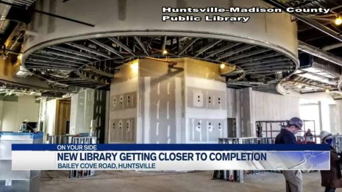 New South Huntsville library getting closer to completion