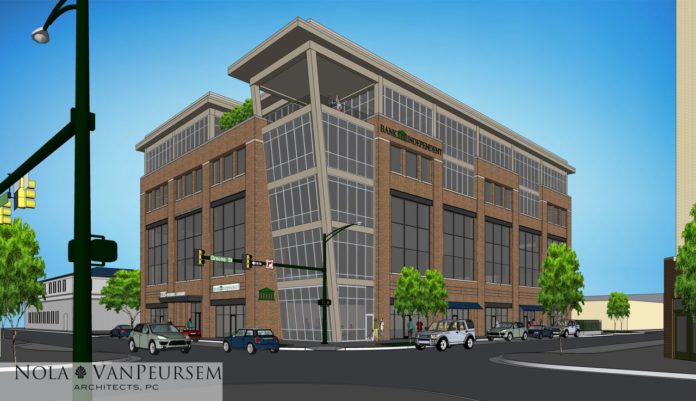 5-story bank building with retail space to be built in downtown Huntsville