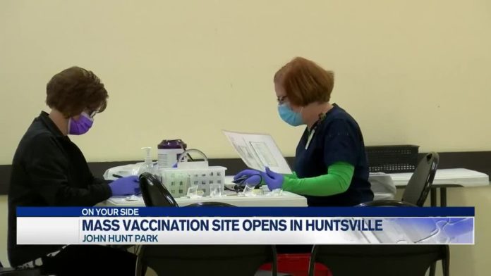Mass vaccination clinic opens in Huntsville; this week only